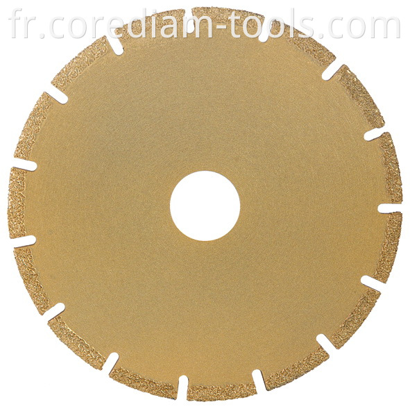 Segmented Vacuum Brazed Blade